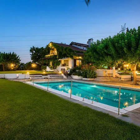 Villa Olympus Breeze Luxury Pool Up To 22 Guests Mesorrachi (Larissa)